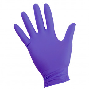 Одноразовые нитриловые перчатки 