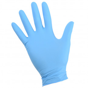 Одноразовые нитриловые перчатки XL (уп. - 100шт), синие, APP, 090679