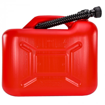 Каністра Hico для пального з лійкою, 20л, пластикова, червона