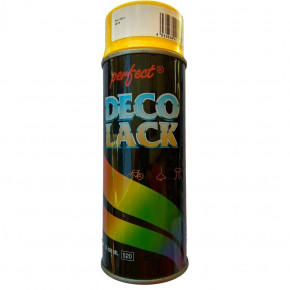 Алкидная аерозольная краска Perfect (DecoLack), Желтый (RAL1023) 400ml