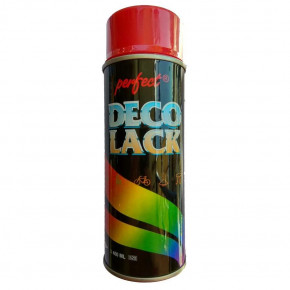 Алкидная аерозольная краска Perfect (DecoLack), Красный (RAL3020) 400ml