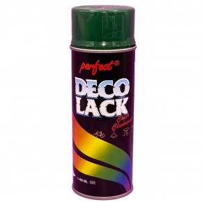 Алкидная аерозольная краска Perfect (DecoLack), Темно-зеленый (RAL6005) 400ml