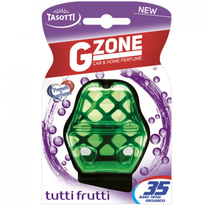Ароматизатор гелевый на дефлектор (обдув) Tasotti G-Zone Tutti Frutti (Тутти Фрутти) 10ml