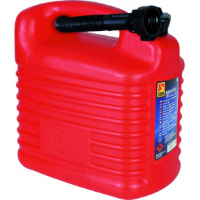 Преміум каністра Sena для пального з лійкою, 10л, пластикова, червона