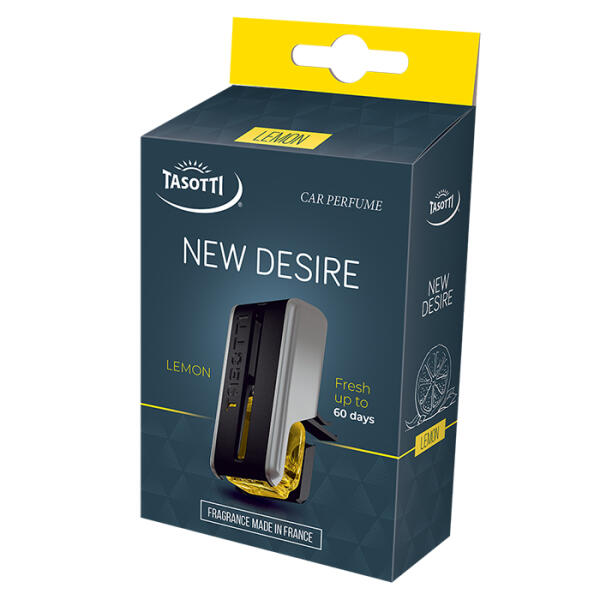 Ароматизатор для авто на обдув "New Desire" Lemon (Лимон) 8мл Tasotti