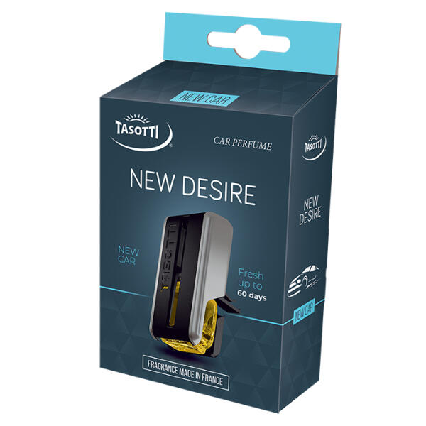 Ароматизатор для авто на обдув "New Desire" New Car (Нова машина) 8мл Tasotti