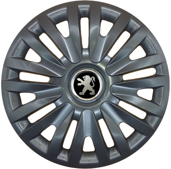 Ковпаки автомобільні R15 SJS 313 для Peugeot, 4 шт.