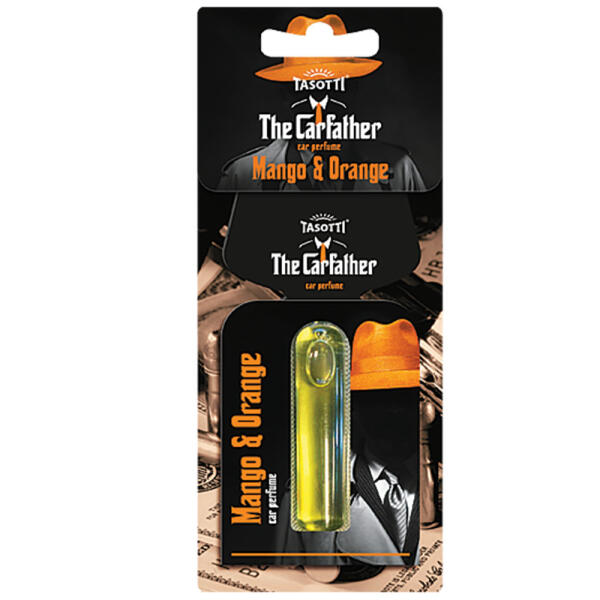 Ароматизатор для авто ампула "Carfather Drop" Mango & Orange (Манго та апельсин) 5мл Tasotti