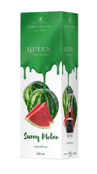 Аромадифузор для дому "Queens White" Sunny Melon (Кавун) 100мл Marcela&Victoria