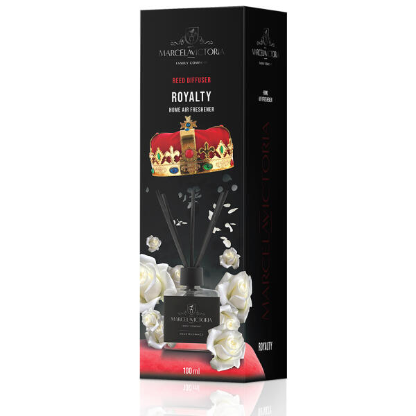 Аромадифузор для дому "Reed Diffuser" Royalty (Королівська особа) 100мл Marcela&Victoria