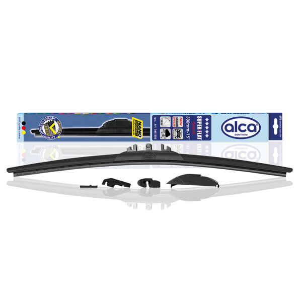 Щітка склоочисника ALCA Super Flat, безкаркасна, 380 мм, арт. 045000