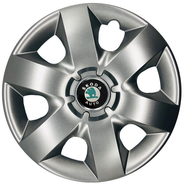 Ковпаки автомобільні R15 SJS 310 для Skoda, 4 шт.