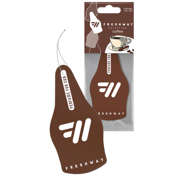 Ароматизатор для авто листочок "Selection" Coffee (Кава) FreshWay