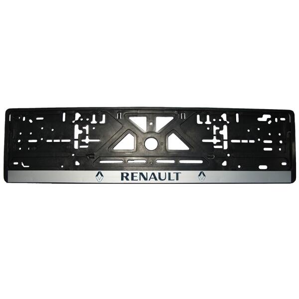 Рамка номерного знаку Renault пластик чорна 1шт