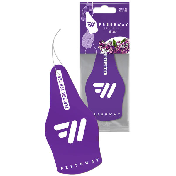 Ароматизатор для авто листочок "Selection" Lilac (Бузок) FreshWay