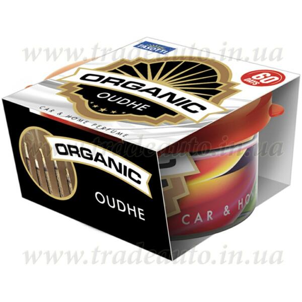 Ароматизатор для авто консерва "Organic" Oudhe (Сандалове дерево) 42г Tasotti