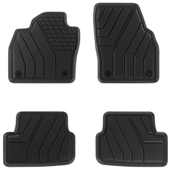 Килимки в салон для Skoda Kamiq I (2019–дотепер), кросовер, 4 шт., Amal Plast