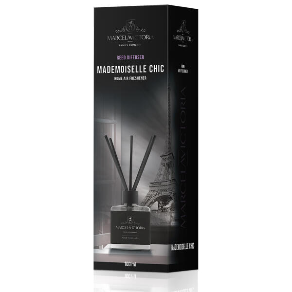 Аромадифузор для дому "Reed Diffuser" Mademoiselle Chic (Мадмуазель Шик) 100мл Marcela&Victoria