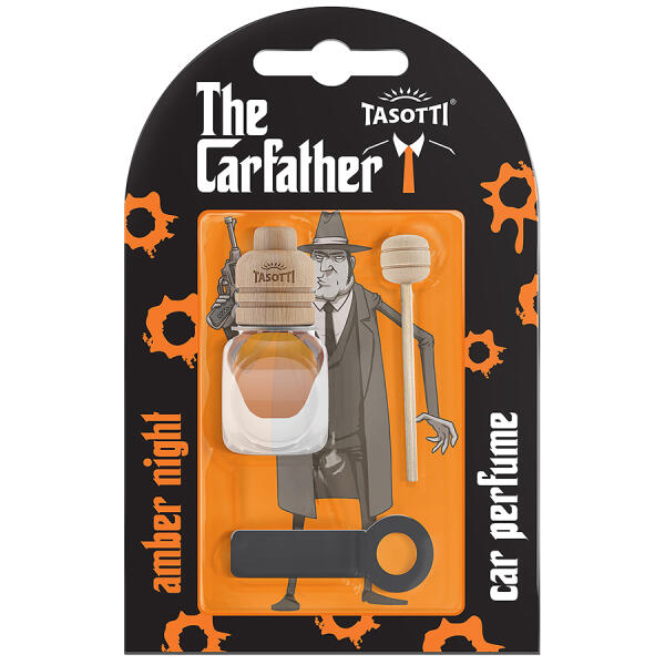 Ароматизатор для авто на обдув "Carfather Wood" Amber Night (Бурштинова ніч) 7мл Tasotti