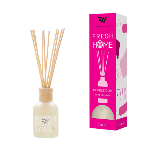 Аромадифузор для дому "FreshHome" Bubble Gum (Жувальна гумка) 100мл FreshWay