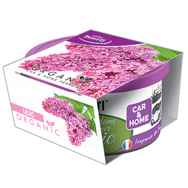 Ароматизатор для авто консерва "Organic" Lilac (Бузок) 42г Tasotti