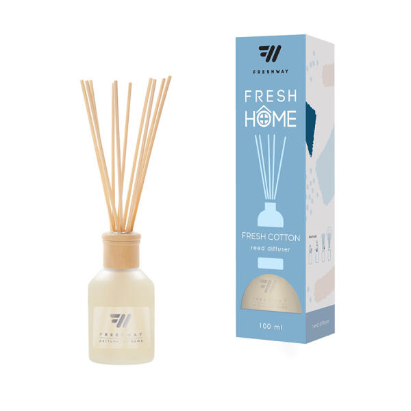 Аромадифузор для дому "FreshHome" Fresh Cotton (Свіжа бавовна) 100мл FreshWay