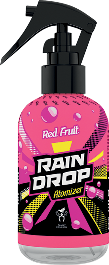 Ароматизатор для авто спрей "Rain Drop" Red Fruit (Червоні ягоди) 200мл Tasotti