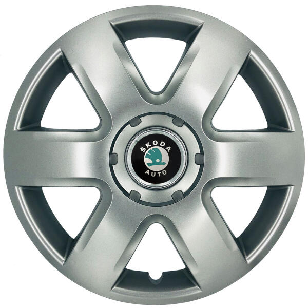 Ковпаки автомобільні R15 SJS 337 для Skoda, 4 шт.