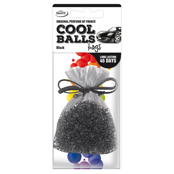 Ароматизатор для авто мішочок "Cool Balls" Black (Чорний) 25г Tasotti