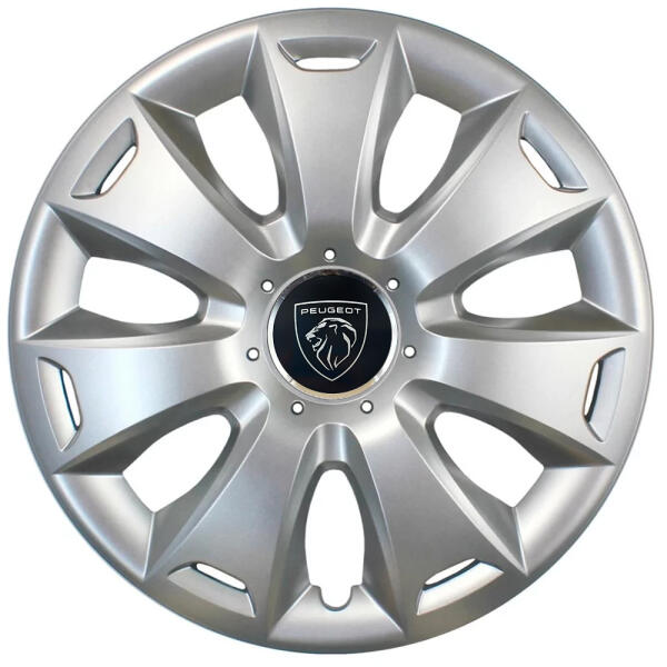Ковпаки автомобільні R16 SJS 417 для Peugeot, 4 шт.
