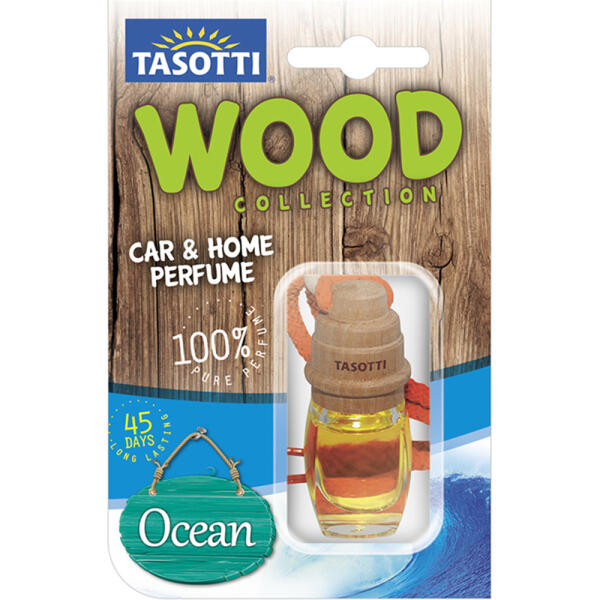 Ароматизатор для авто пробка "Wood" Ocean (Океан) 7мл Tasotti