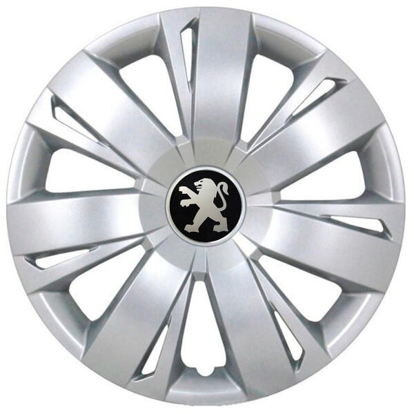 Ковпаки автомобільні R16 SJS 411 для Peugeot, 4 шт.