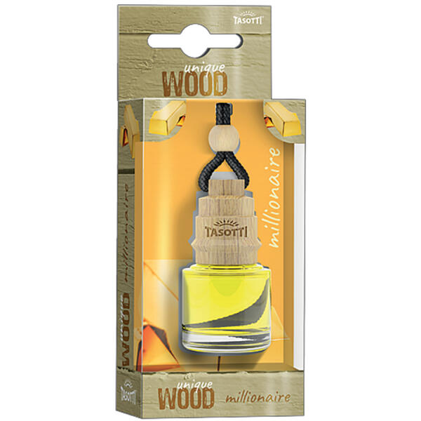 Ароматизатор для авто пробка "Unique Wood" Millionaire (Мільйонер) 7мл Tasotti