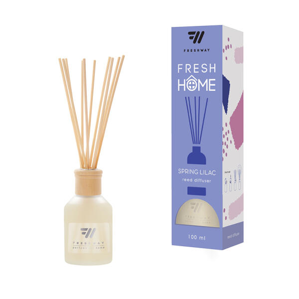 Аромадифузор для дому "FreshHome" Spring Lilac (Весняний бузок) 100мл FreshWay
