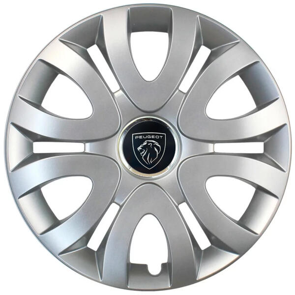 Ковпаки автомобільні R15 SJS 330 для Peugeot, 4 шт.