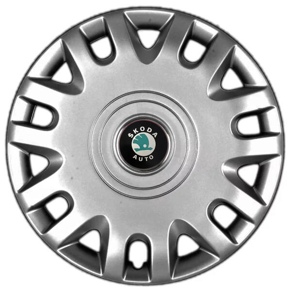 Ковпаки автомобільні R15 SJS 333 для Skoda, 4 шт.