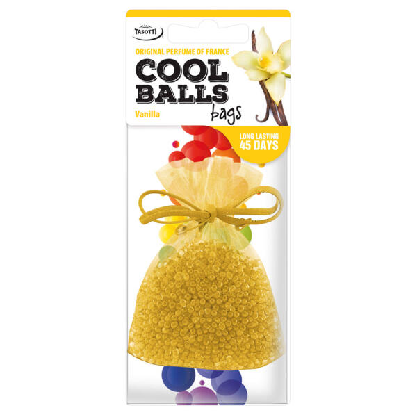 Ароматизатор для авто мішочок "Cool Balls" Vanilla (Ваніль) 25г Tasotti