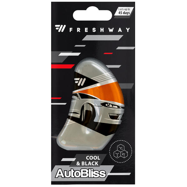 Ароматизатор для авто рідкий "AutoBliss" Cool and Black (Чорний лід) 8мл FreshWay