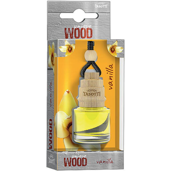 Ароматизатор для авто пробка "Unique Wood" Vanilla (Ваніль) 7мл Tasotti