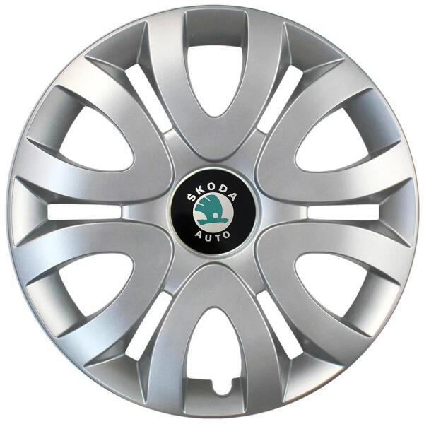 Ковпаки автомобільні R15 SJS 330 для Skoda, 4 шт.