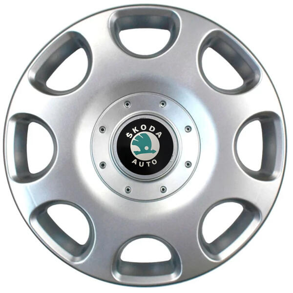 Ковпаки автомобільні R14 SJS 208 під болти для Skoda, 4 шт.