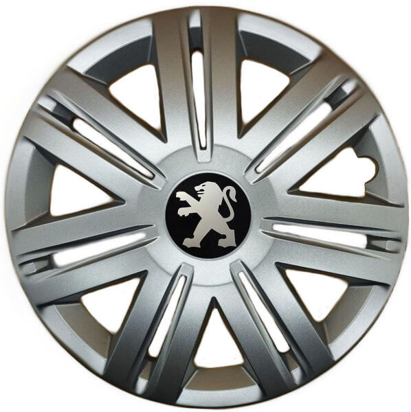 Ковпаки автомобільні R14 SJS 203 під болти для Peugeot, 4 шт.