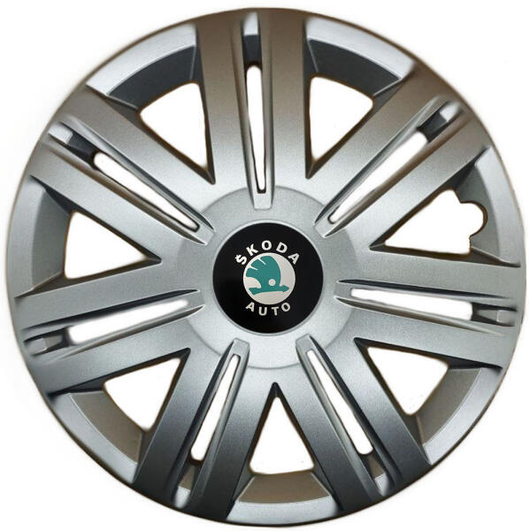 Ковпаки автомобільні R14 SJS 203 під болти для Skoda, 4 шт.