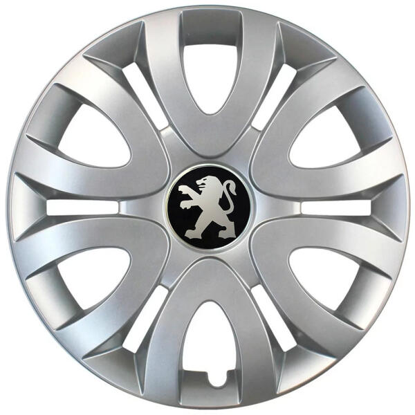 Ковпаки автомобільні R15 SJS 330 для Peugeot, 4 шт.