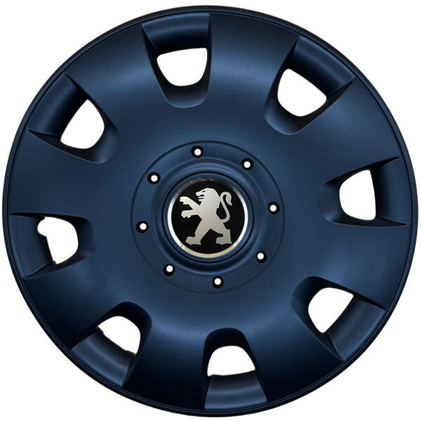 Ковпаки автомобільні R15 SJS 304 для Peugeot, 4 шт.