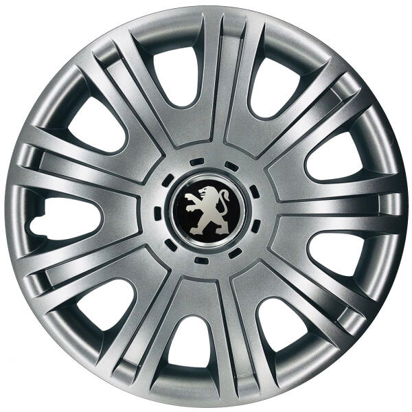 Ковпаки автомобільні R15 SJS 319 для Peugeot, 4 шт.