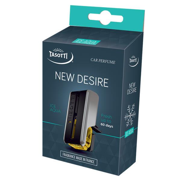 Ароматизатор для авто на обдув "New Desire" Ice Aqua (Крижана вода) 8мл Tasotti