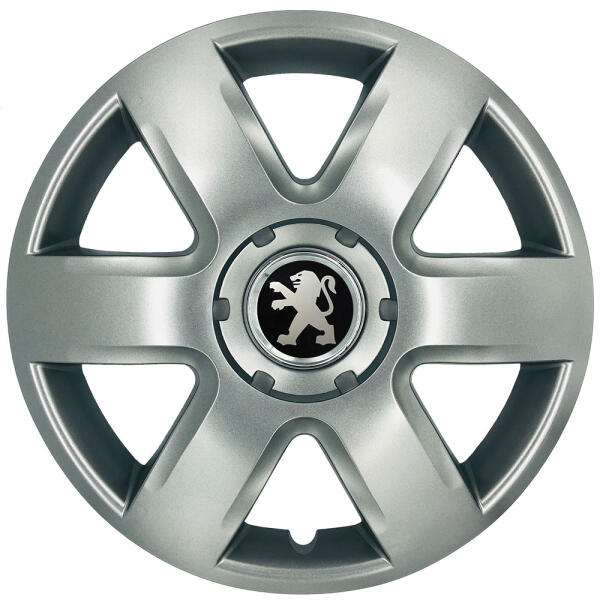 Ковпаки автомобільні R15 SJS 337 для Peugeot, 4 шт.
