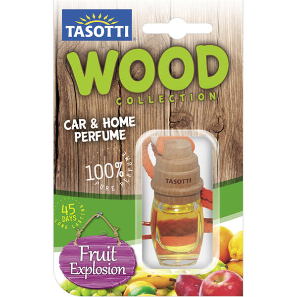 Ароматизатор для авто пробка "Wood" Fruit (Фрукти) 7мл Tasotti