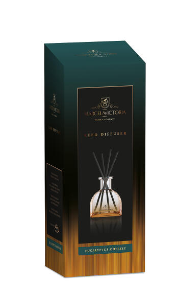 Аромадифузор для дому "Royal Collection" Eucalyptus Odyssey (Евкаліптова Одіссея) 160мл Marcela&Victoria